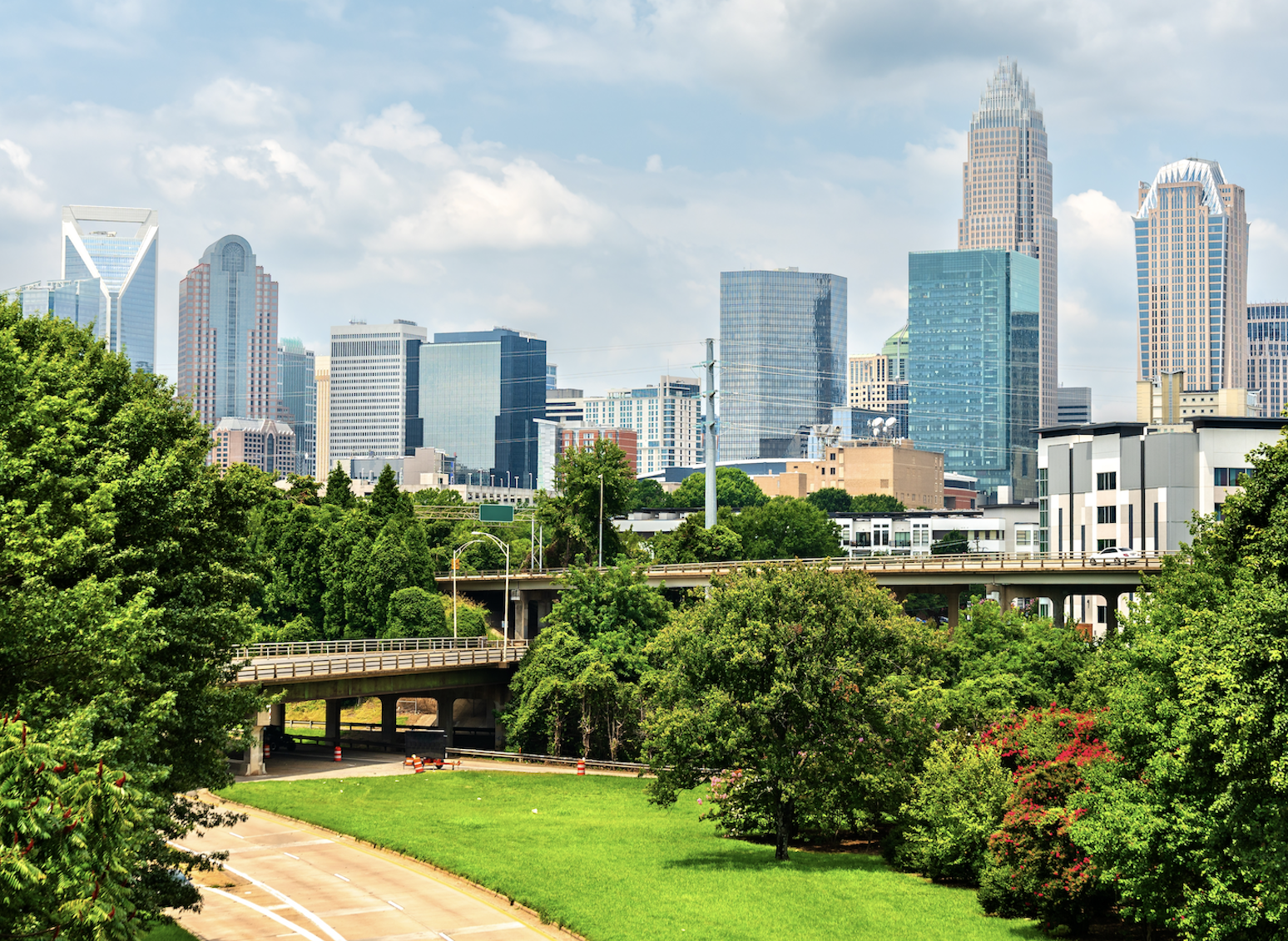 Charlotte NC skyline