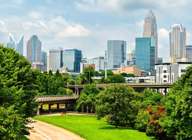 Charlotte NC Skyline