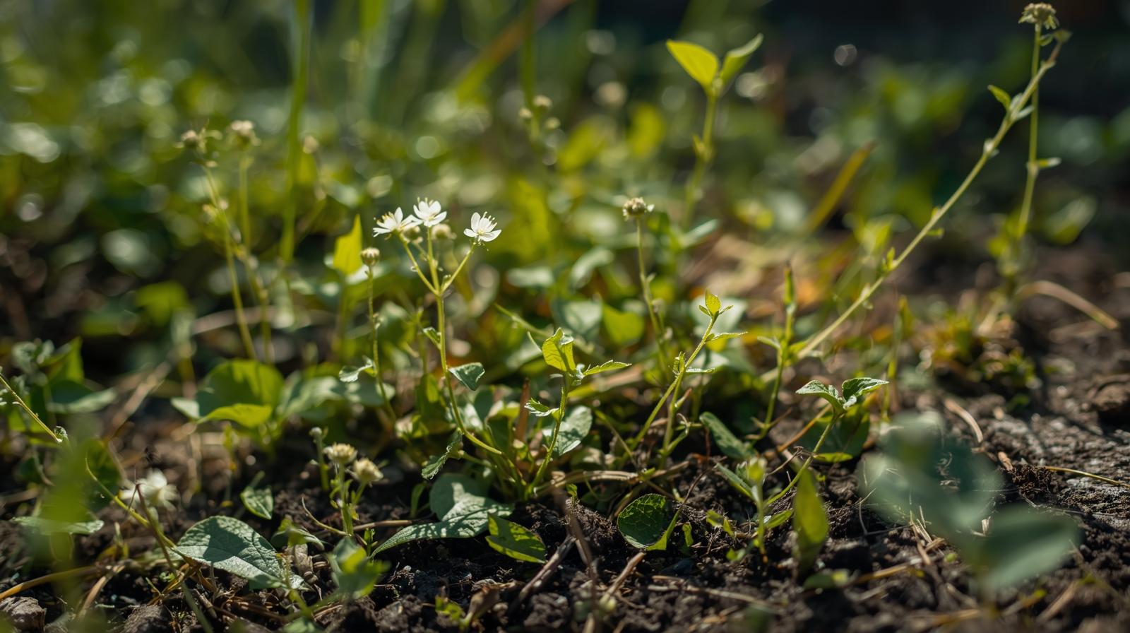 Professional landscape bed weed control services in Charlotte, NC