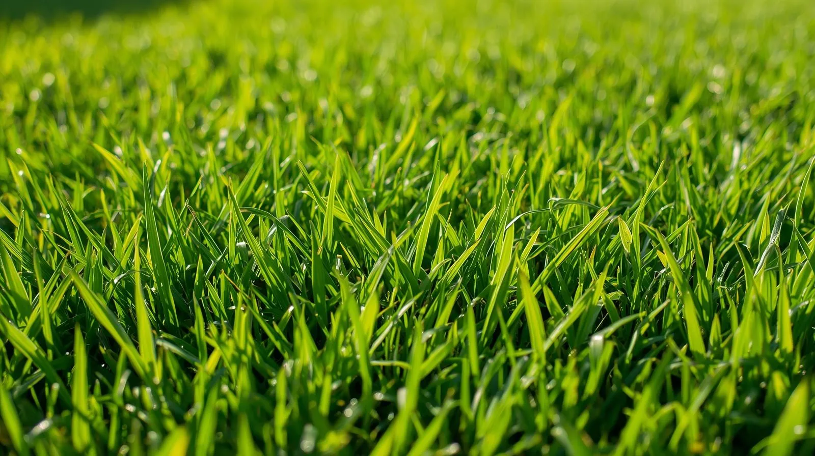 Charlotte area tall fescue with worn traffic paths near a gate