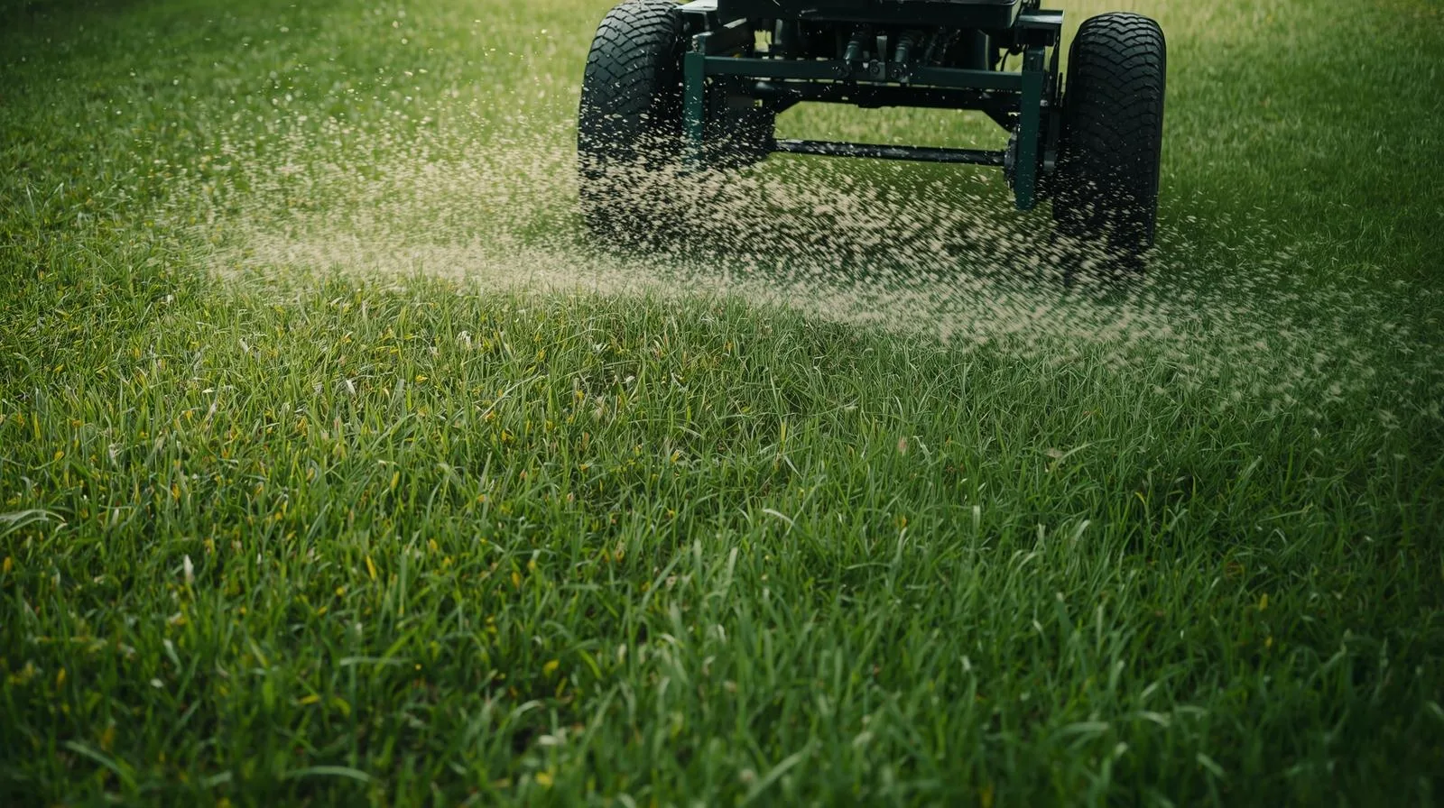 Overseeding a lawn for thicker turf